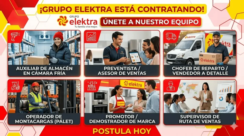 EMPLEOS GRUPO ELEKTRA