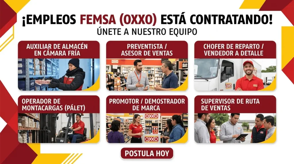 EMPLEOS FEMSA (OXXO)