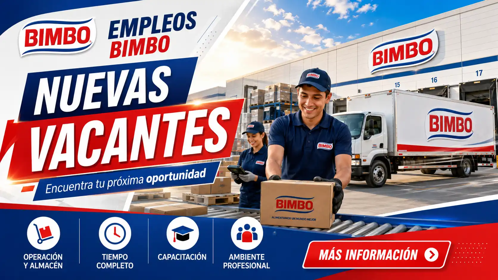 Oportunidades laborales en Grupo Bimbo México